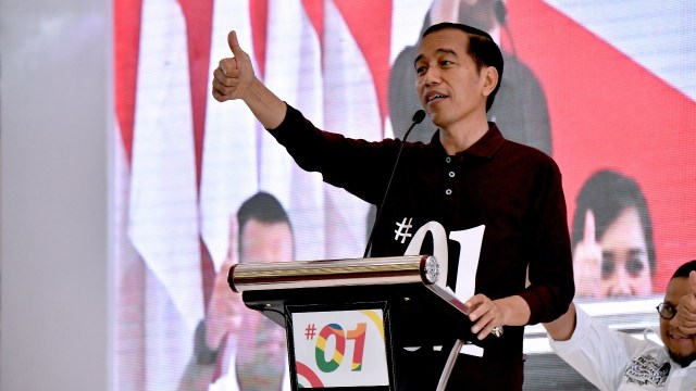 Capres Jokowi bertemu Kader dan Relawan Jokowi-Ma'ruf di Palembang, Sumsel. Foto: Dok. Agus Suparto