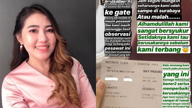 Via Vallen curhat soal penerbangannya ke Surabaya ditunda (Foto: Instagram @viavallen)