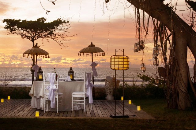 com-Dinner romantis di Bali (Foto: Shutterstock)