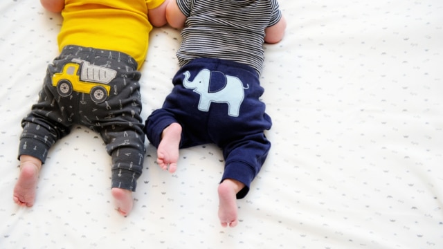 Ilustrasi bayi kembar (Foto: Shutterstock)
