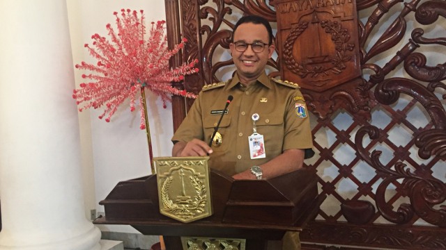 Gubernur DKI Jakarta Anies Baswedan di Balai Kota. (Foto: Moh Fajri/kumparan)