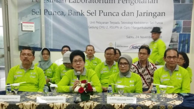 Peresmian Laboratorium Pengolahan Sel Punca, Bank Sel Punca dan Jaringan di RSCM Jakarta (Foto: Dok. Kemenkes)