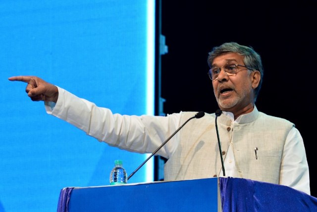 Kailash Satyarthi, Aktivis asal India. (Foto: MANJUNATH KIRAN / AFP)
