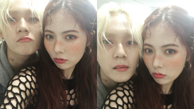 Hyuna dan Edawn (Foto: Instagram @hyunah_aa)
