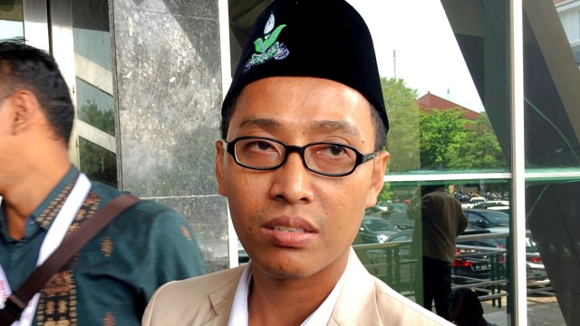Calon ketua umum (Caketum) Pimpinan Pusat (PP) Pemuda Muhammadiyah, Ahmad Latib. (Foto: Arfiansyah Panji Purnandaru/kumparan)
