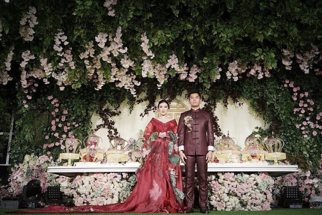 Pernikahan Jusup dan Clarissa, Crazy Rich Surabaya (Foto: Instagram (@jusupclarissawed))
