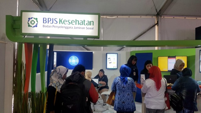 Layanan BPJS Kesehatan di HUT Korpri ke 47. Foto: Efira Tamara Thenu/kumparan