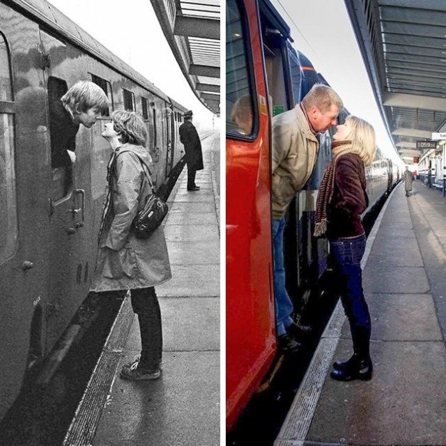 8 Potret Perbandingan Foto 30 Tahun Lalu dengan Sekarang (1)
