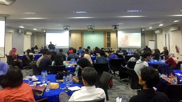 Suasana Media Gatherig Bank Mandiri di University Mandiri Semarang, Jawa Tengah. (Foto: Abdul Latif/kumparan)