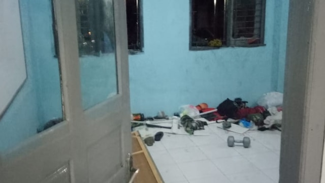 Kerusuhan di Lapas Lambaro, Banda Aceh, Kamis (29/11). (Foto: Istimewa)