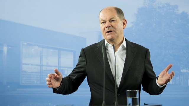 Menteri Keuangan Jerman, Olaf Scholz Foto: REUTERS/Axel Schmidt