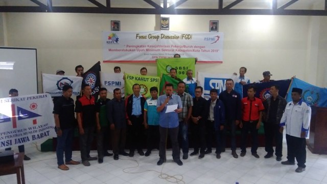 FSPMI Jawa Barat dan Puluhan Serikat Buruh Siap Gerak Tuntut Upah Sektoral