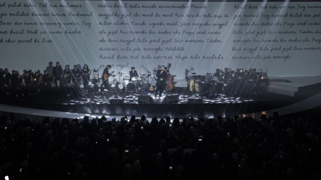 Suasana konser Monokrom Tulus. (Foto: Dok. TulusCompany dan Mega Production)