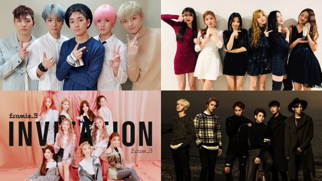 Nama Grup K-Pop yang Sulit Diucapkan (Foto: Berbagai sumber)