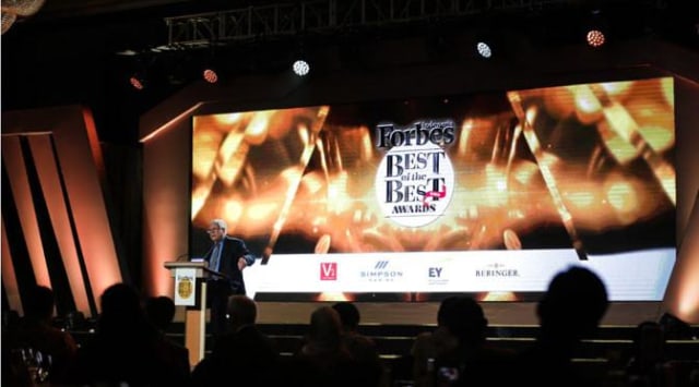Acara penganugerahan penghargaan dari Majalah Forbes untuk Bank BRI. (Foto: Dok. Bank BRI)