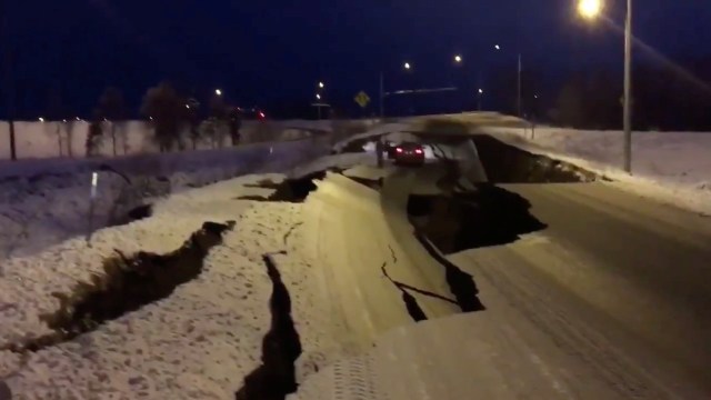 Gempa bumi di Alaska. (Foto: REUTERS )