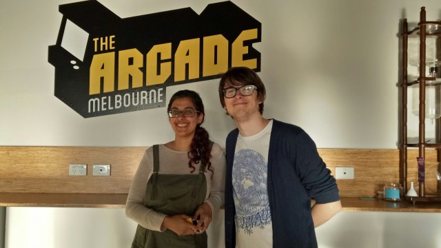 CEO The Arcade, Ceri Hutton (kanan). The Arcade ialah coworking space di Melbourne untuk para game developer. (Foto: Anggi Kusumadewi/kumparan)