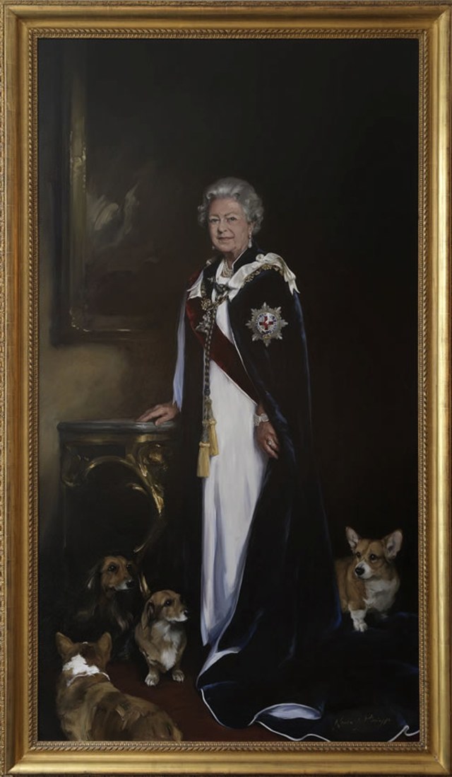 Lukisan Ratu Elizabeth II Karya Nicky Philipps (Foto: dok.nickyphilipps.com)