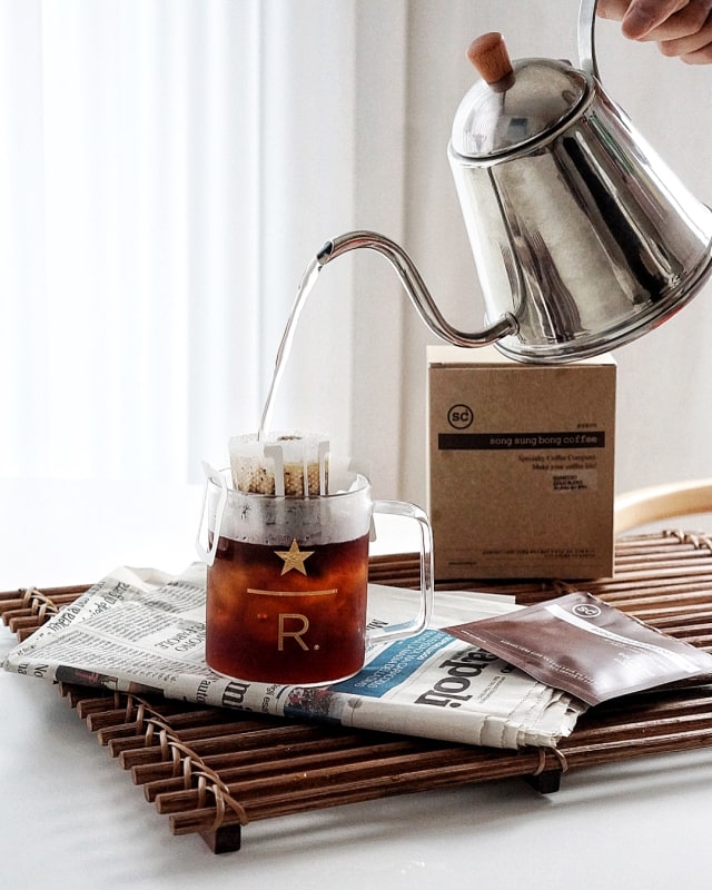 Drip bag coffee. (Foto: Instagram/@__scarlett.k)