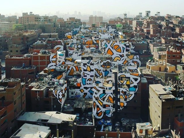Mural di Kota Manshiyat Naser (Foto: Instagram/@ manuel_mg1980)