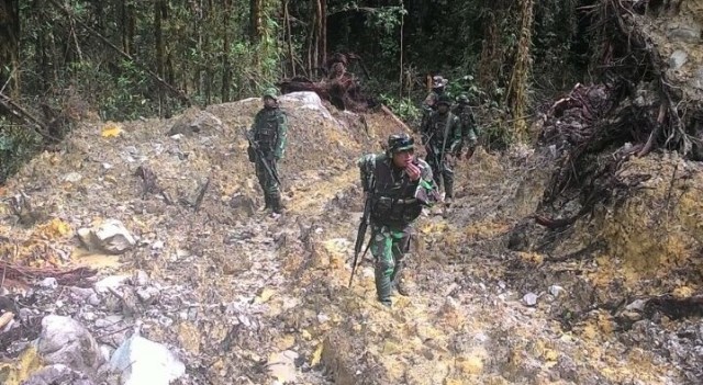40 Orang KKB Serang Pos TNI di Nduga, Papua