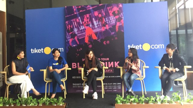 Konferensi pers konser Blackpink di Jakarta. (Foto: Elma Lisa/kumparan)