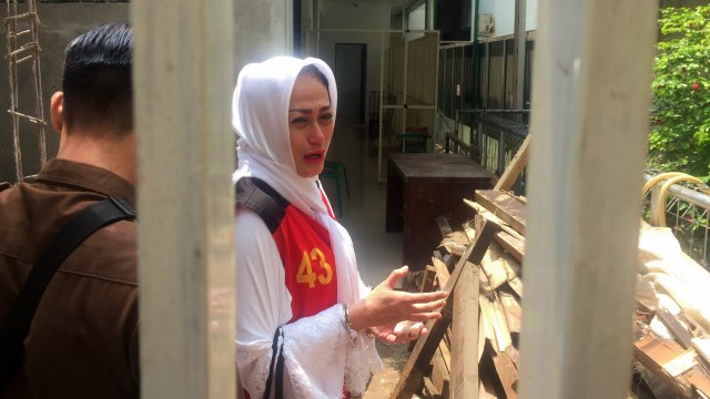 Sisca Dewi di Pn Jakarta Selatan (Foto: Raga Iman/kumparan)