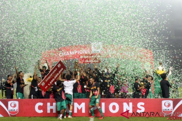 Berita Bola: Kalahkan Semen Padang di Final, PSS Sleman Juara Liga 2