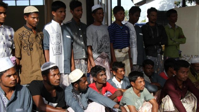 20 Pengungsi Rohingya yang terdampar di Aceh. (Foto: Zuhri Noviandi/kumparan)
