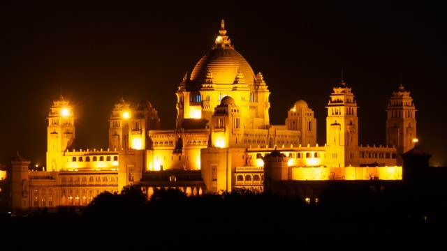 Taj Umaid Bhawan Palace di Jodhpur, India (Foto: Flickr/Wesley & Brandon Rosenblum)