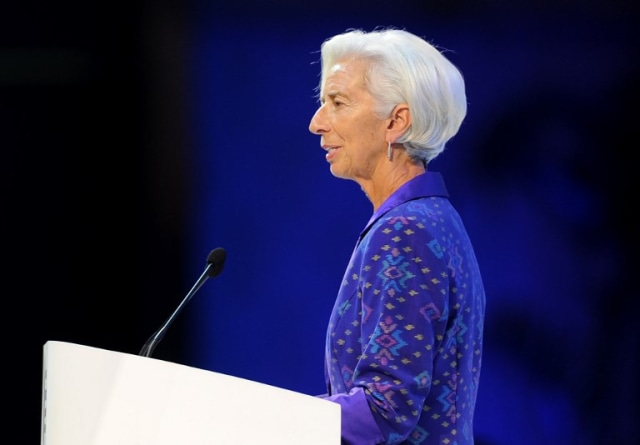 Christine Lagarde, Managing Director and Chairwoman of the International Monetary Fund (IMF). (Foto: SONNY TUMBELAKA / AFP)