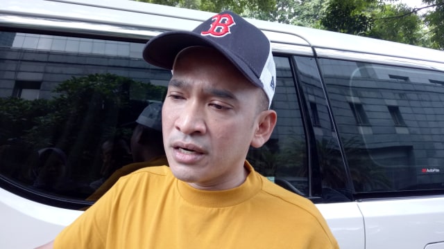 Ruben Onsu di Polda Metro Jaya. (Foto: Aria Pradana/kumparan)
