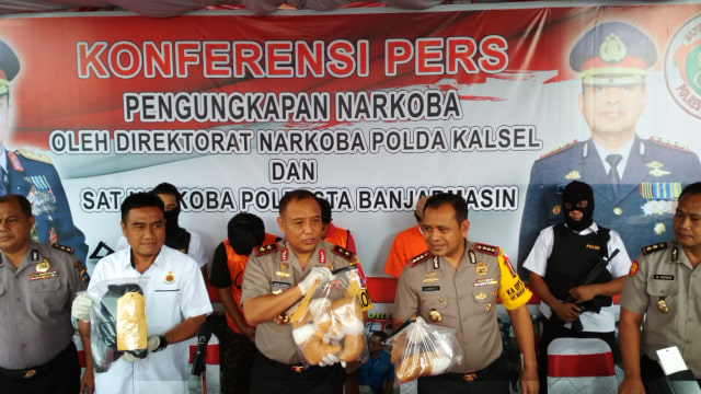 Polisi Gagalkan Peredaran 5,3 Kg Sabu Jaringan Malaysia di Banjarmasin
