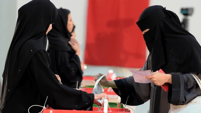 Suasana pemilu di Bahrain. (Foto: AFP/STR)