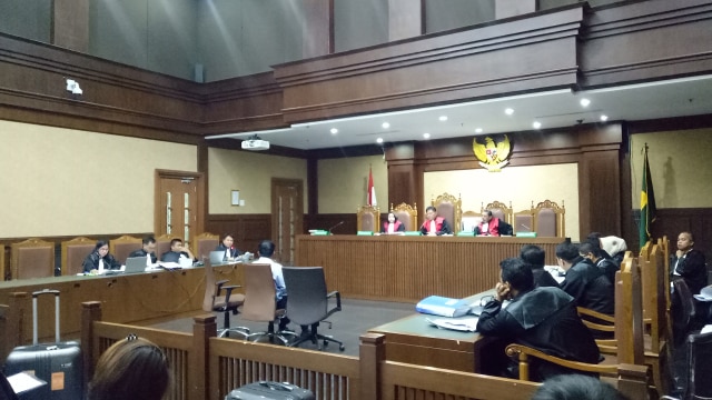 Sidang Kasus Dugaan Merintangi Penyidikan KPK Dengan Terdakwa Lucas di Pengadilan Tipikor Jakarta. (Foto: Adhim Mugni Mubaroq/kumparan)