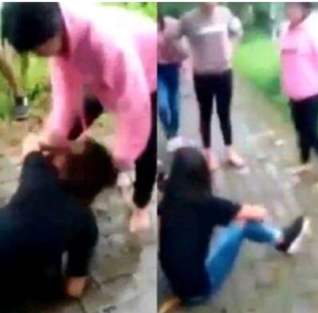 Video: Pemukulan Brutal antar Remaja Putri di Banjarbaru