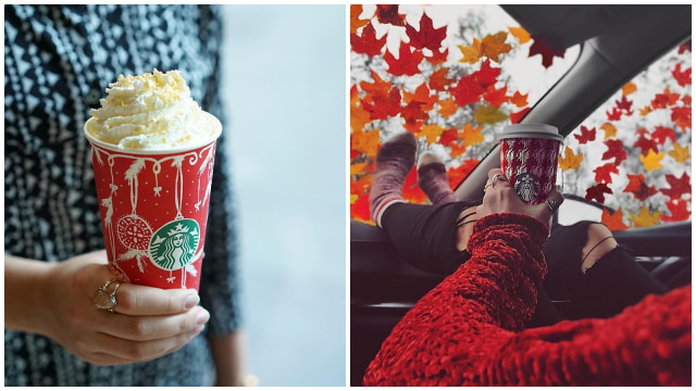 Menu Holiday Season Starbucks dari Penjuru Dunia. (Foto: Instagram: @starbucksberlin & @starbucks_it)