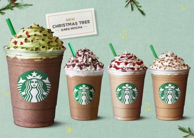 Christmas Tree Peppermint Dark Mocha. (Foto: Dok. Starbucks)