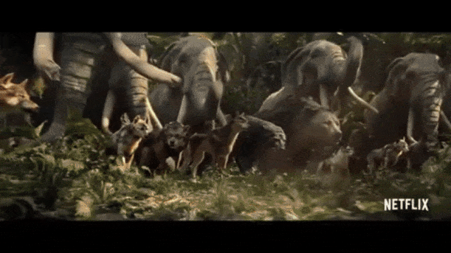 Adegan film Mowgli di Netflix (Foto: Netflix)