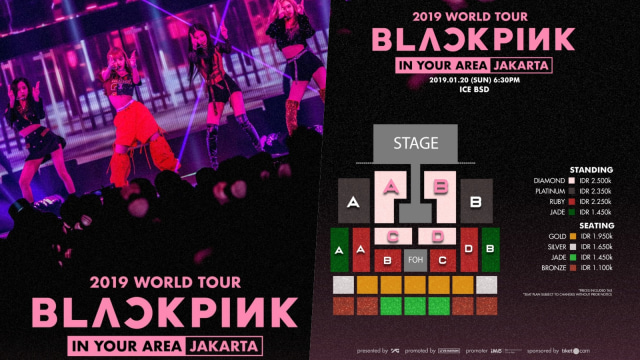 Konser Blackpink di Jakarta. (Foto: Twitter/ime_indonesia)