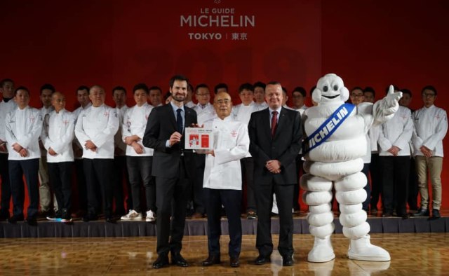 The Michelin Guide Tokyo 2019. (Foto: Dok. The Japan Times)