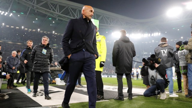 Spalletti dalam laga Juventus vs Inter Milan. (Foto: REUTERS/Stefano Rellandini)