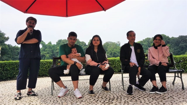 Presiden Joko Widodo dan Keluarga Santai di Green Garden, Kebun Raya Bogor. (Foto: Yudhistira Amran Saleh/kumparan)