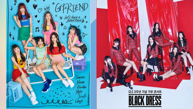 Gfriend dan CLC (Foto: Source Music & Cube Entertainment)