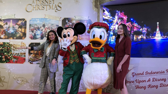 Grand Indonesia Hadirkan Perayaan Natal Bersama Disneyland Hong Kong.  (Foto: Tamara Wijaya/kumparan)