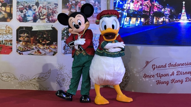 Grand Indonesia Hadirkan Perayaan Natal Bersama Disneyland Hong Kong.  (Foto: Tamara Wijaya/kumparan)