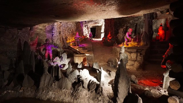 Suasana di Tambang Garam Wieliczka di Polandia. (Foto: Kelik Wahyu Nugroho/kumparan)