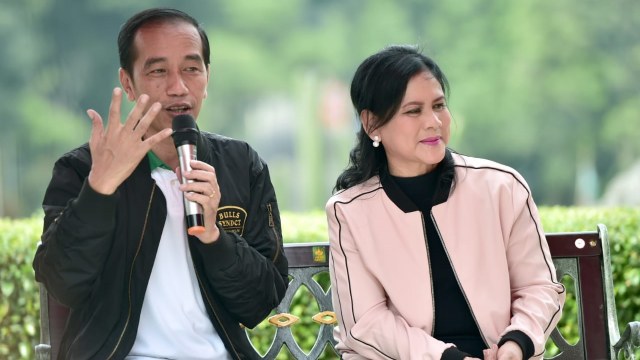 Presiden Joko Widodo dan Iriana. (Foto: Dok. Biro Pers Setpres)
