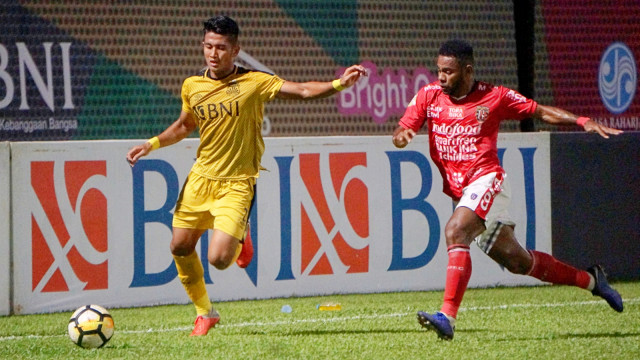 Pertandingan Bhayangkara FC VS Bali United di Stadion PTIK, Jakarta. Foto: Irfan Adi Saputra/kumparan