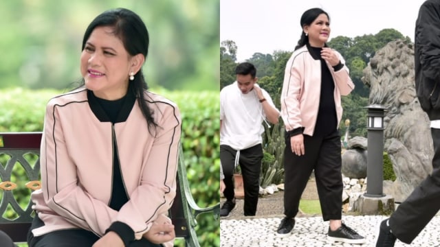 Ibu Negara, Iriana Widodo Tampil Santai Mengenakan Jaket Bomber Lansiran Zara. (Foto: Dok. Biro Pers Setpres)